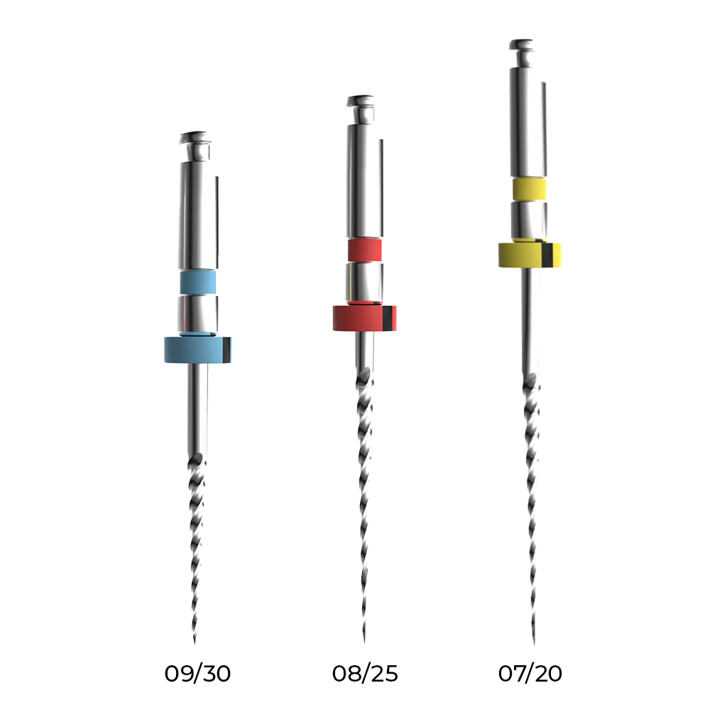 LIMAS E-FLEX RT - 09/30(16MM) - 08/25(18MM) - 07/20(22MM) RETRATAMIENTO (6028399) (3PZ.)