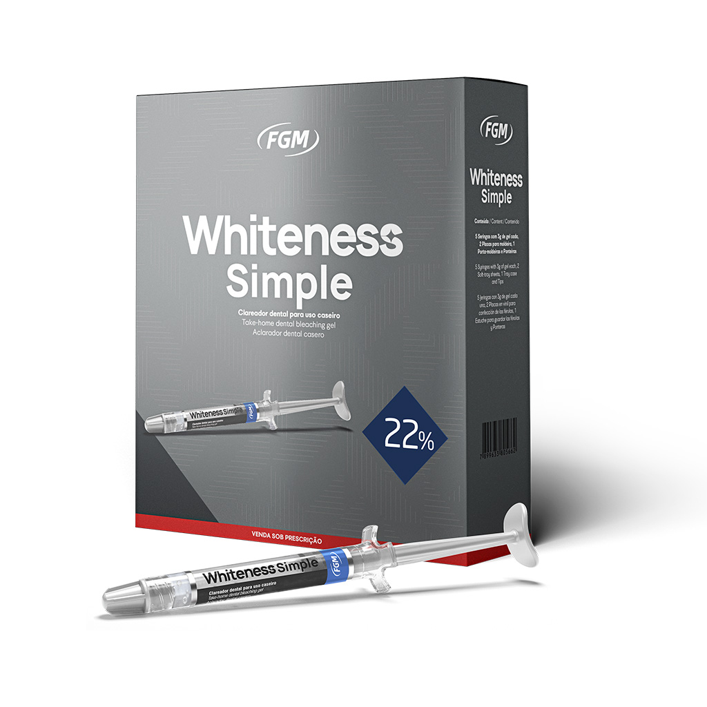 BLANQUEAMIENTO CASA WHITENESS SIMPLE 22% KIT (5 JER+3GRS GEL+2 PLACAS+ESTUCHE)