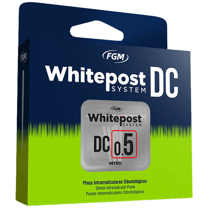 PINES FIBRA WHITE POST DC KIT NO.0.5  (5 PIN+1 FRESA)