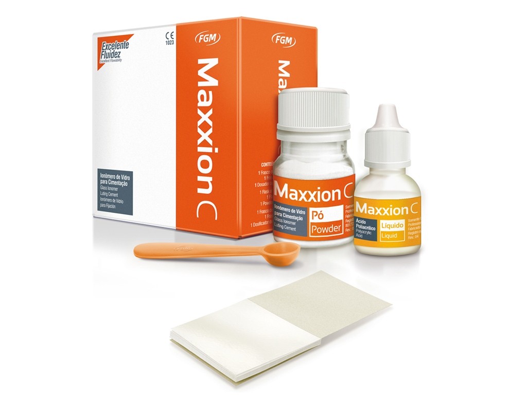 CEMENTO IONOMERO MAXXION C-BASE Y CEMENTA(15GR+10ML)