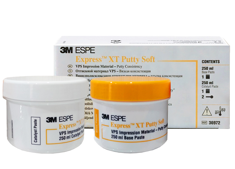 SILICONA ADICION EXPRESS XT PUTTY TARRO BASE 500 ML Y CAT 250 ML