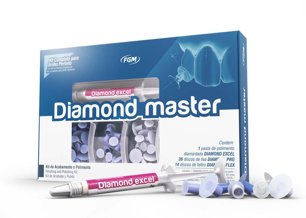 DIAMOND PRO - KIT MASTER (PASTA+50 DISC+1 MAND HP+1MAND RA)