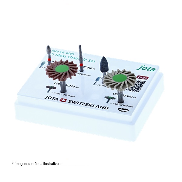 KIT FRESAS FG/RA AJUSTE DI-SILICATO INTRAORAL (5PZ)