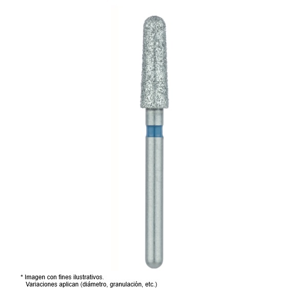 FRESA DIAMANTE FG JOTA - CHAMFERA REDONDA  198-014 ROJA