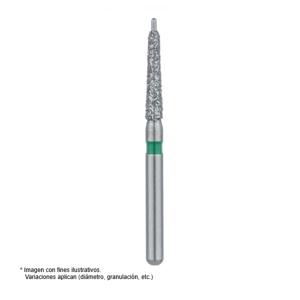 FRESA DIAMANTE FG JOTA - TRONCOCONICA+1 PIN FINA   508F016