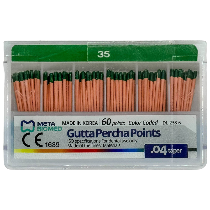 PUNTAS DE GUTAPERCHA META - 0.04 - NO. 35   (60)