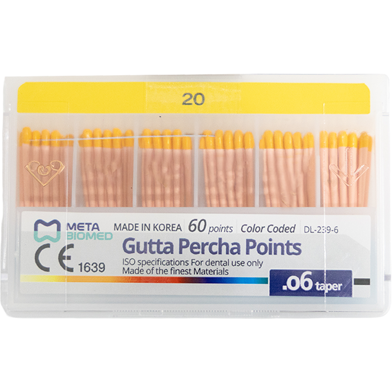 PUNTAS DE GUTAPERCHA META - 0.06 - NO. 20   (60)