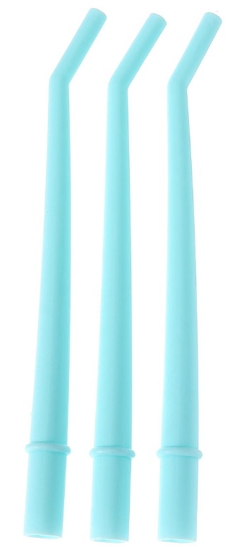 EYECTORES DE SALIVA QUIRURGICOS VERDE 1/4" (25)