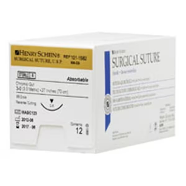 SUTURA ABSORBIBLE - CATGUT CROMICO 3/0 UNIDAD