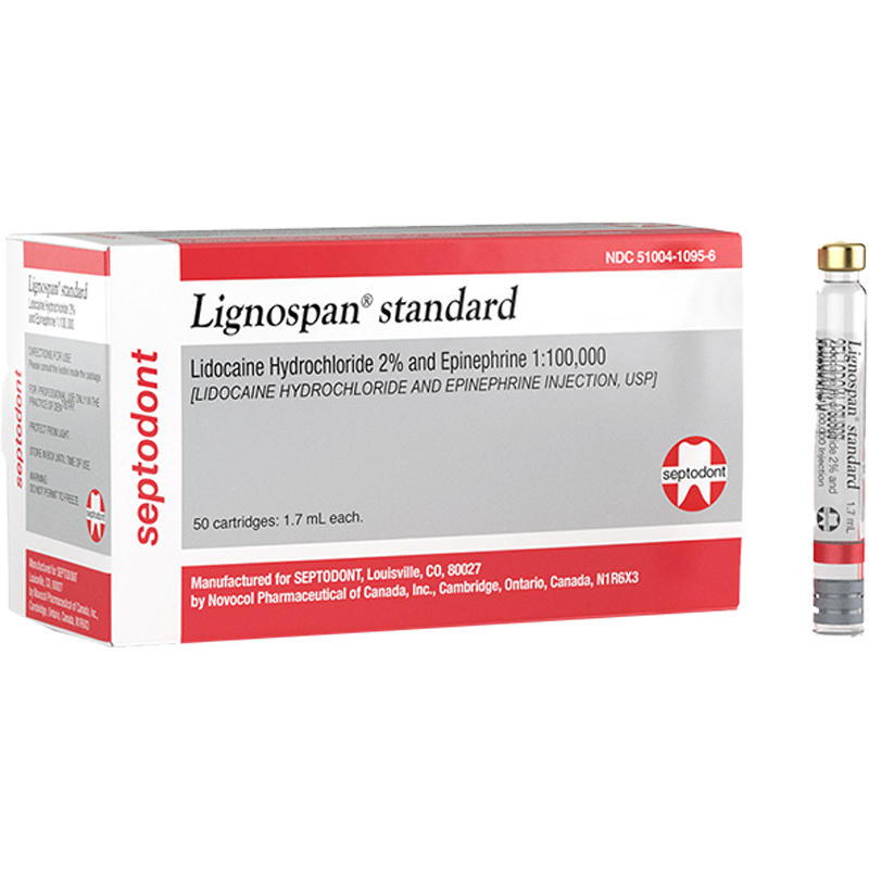 ANESTESIA LIDOCAINA 2% 1:100.000 LIGNOSPAN (CAJA)