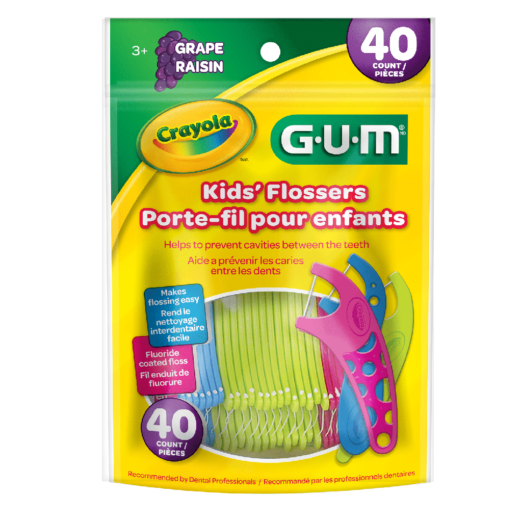 FLOSSERS CRAYOLA NIÑOS A COLORES (40 UNIDADES)