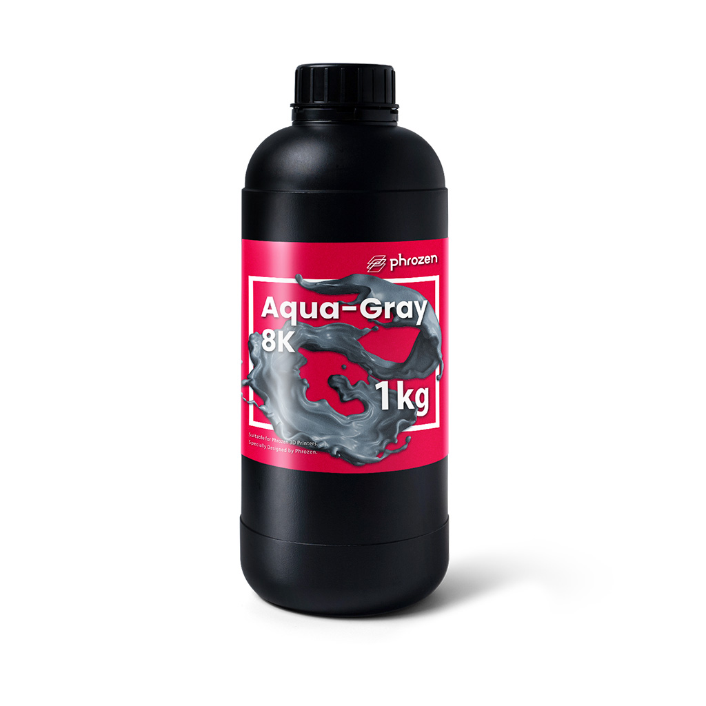 RESINA 3D 8K - PHROZEN - P. MODELOS AQUA-GRAY/GRIS 405NM  1KG