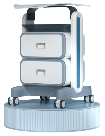 CARRITO MULTIUSOS/ ESCANER, MOTORES, LAPTOP, BANDEJAS