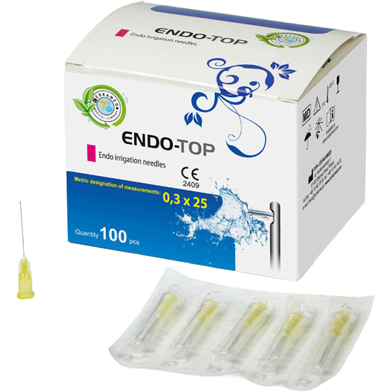 JERINGA DE IRRIGAR "SOLO PUNTA" ENDO TOP (100PZ)