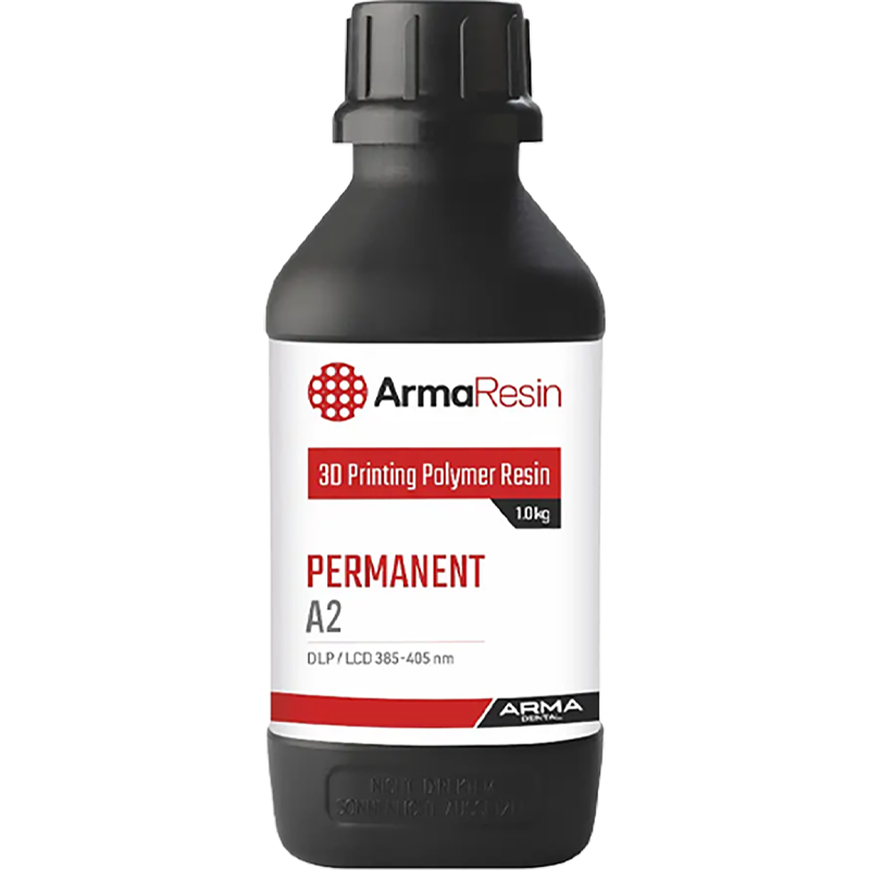RESINA 3D - ARMA RESIN ULTRA PERMANENTE COLOR A2 (500GR)