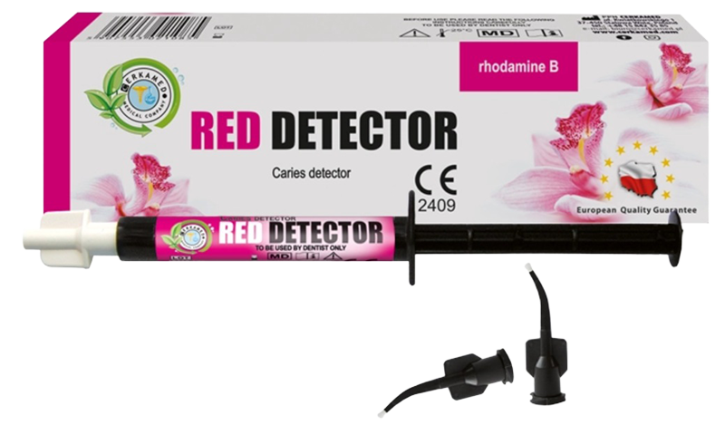 DETECTOR DE CARIES ROJO 2ML CERKAMED