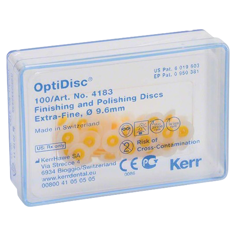 OPTIDISC DISCO DE PULIDO EXTRA FINO 9.6MM 100 UNIDADES