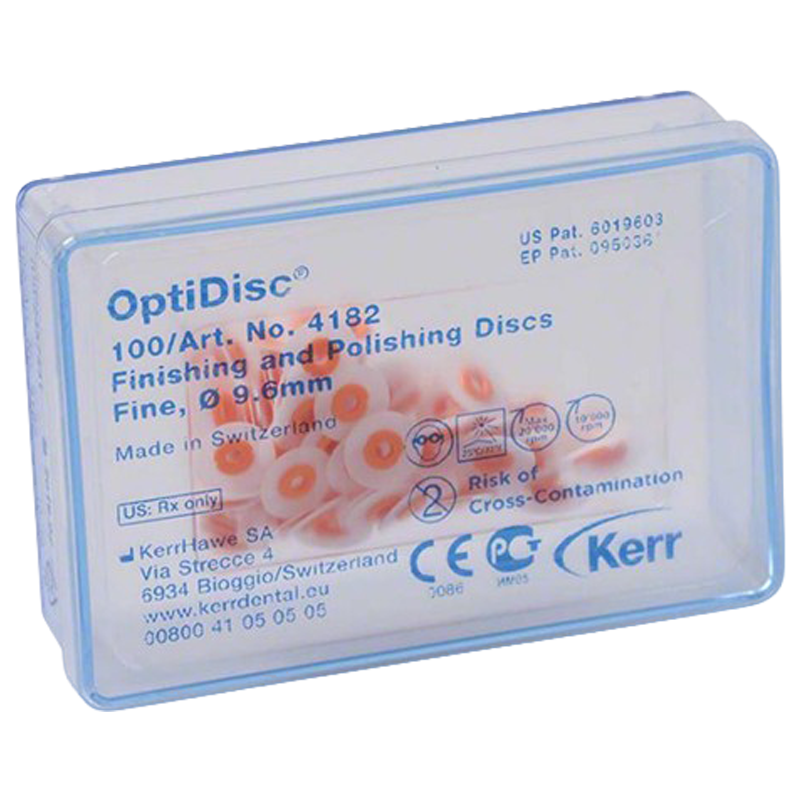 OPTIDISC DISCO DE PULIDO FINO 9.6MM 100 UNIDADES