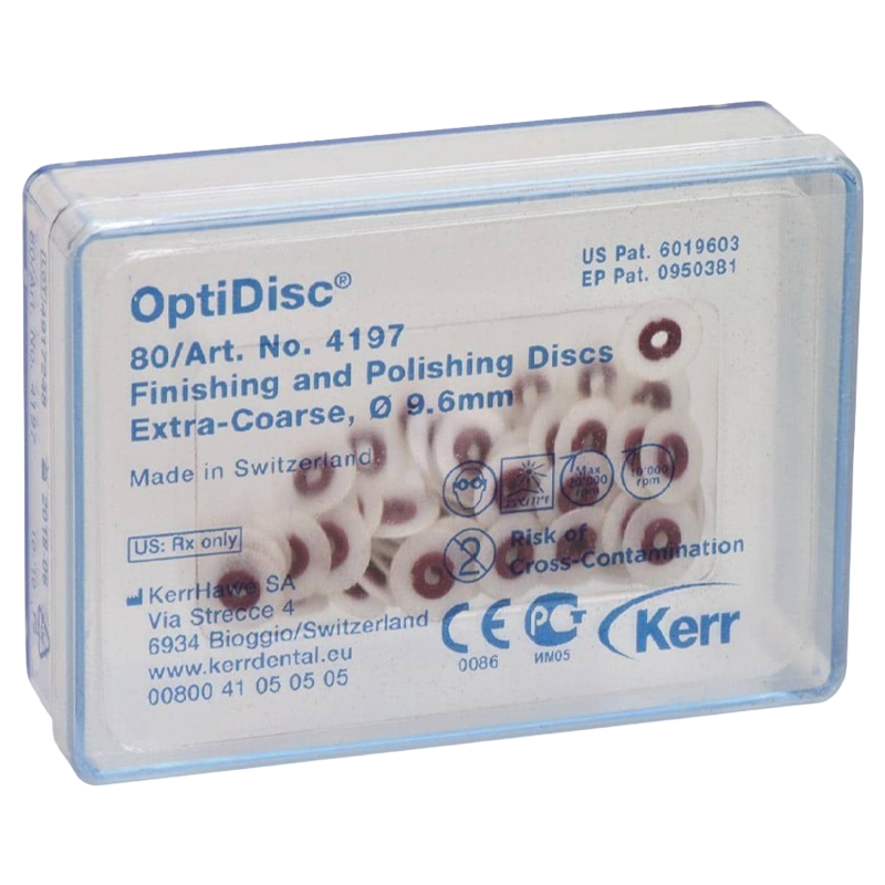 OPTIDISC DISCO DE PULIDO GRUESO 9.6MM 100 UNIDADES