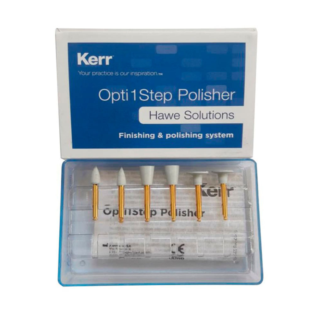 KIT PULIDO DE RESINA OPTI 1 STEP (2COPAS, 2LLAMAS, 2 DISCOS)