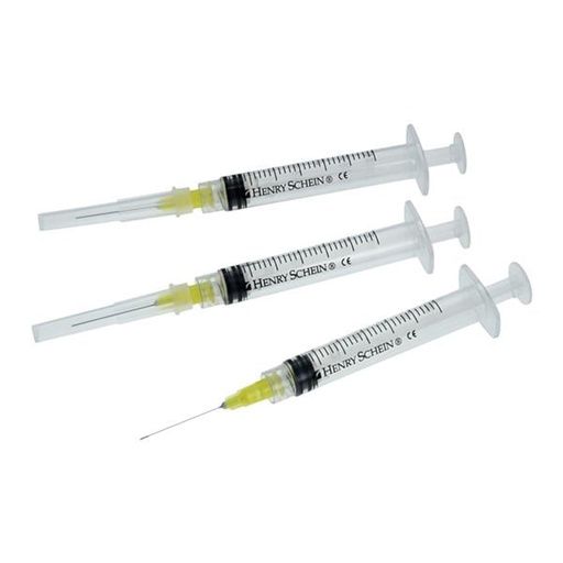 [HS 102-7268] JERINGA IRRIGAR 3CC + AGUJA NO. .27 - ENDODONTICA