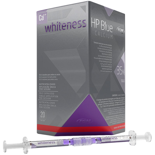 [FG 3035] WHITENESS HP - BLUE CALCIUM - 35% -  6-PACIENTES