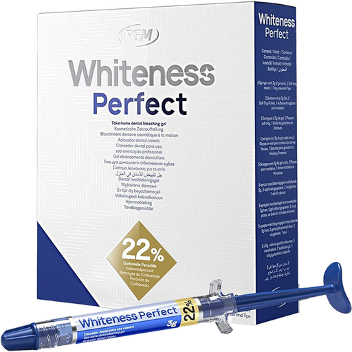 [FG 2597] BLANQUEAMIENTO CASA WHITENESS PERFECT 22% KIT 4X3GR+2 THERMOF.+1