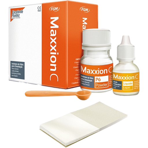 [FG 3085] CEMENTO IONOMERO MAXXION C-BASE Y CEMENTA(15GR+10ML)
