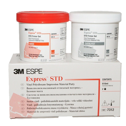 [3M 7312] SILICONA ADICION EXPRESS STD PUTTY TARRO 610ML.