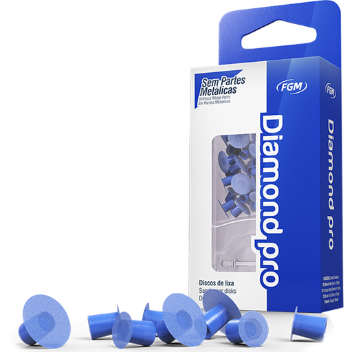 [FG 2102] DIAMOND PRO - DISCO PULIDOR C. MANDRIL GRUESO (26 PZS.+1 PZ.)