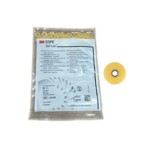 [3M 4931SF] SOFLEX 1/2" EXTRA THIN EXTRA FINA BOLSA DE 30