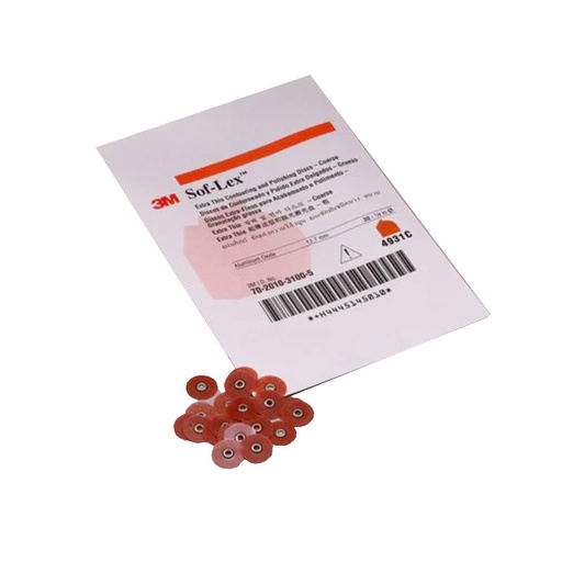 [3M 4931C] SOFLEX 1/2" EXTRA THIN GRUESA BOLSA DE 30