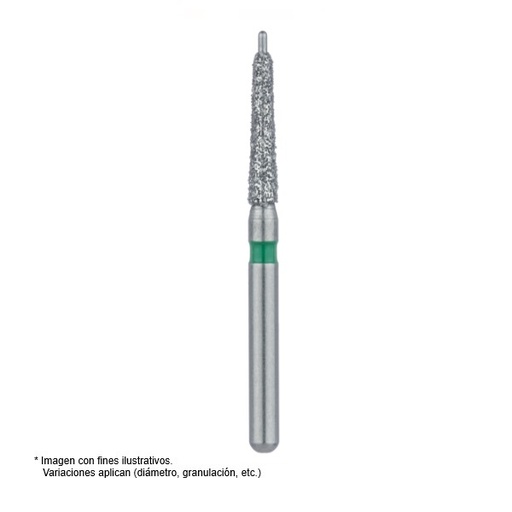 [JT 508F.314.016] FRESA DIAMANTE FG JOTA - TRONCOCONICA+1 PIN FINA   508F016