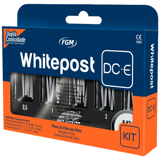 [FG 2659] PINES FIBRA WHITE POST "DCE"  KIT  MASTER  (25 PINES+5 FRESAS)
