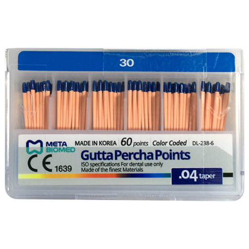 [MB G04-30] PUNTAS DE GUTAPERCHA META - 0.04 - NO. 30   (60)