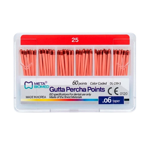 [MB G06-25] PUNTAS DE GUTAPERCHA META - 0.06 - NO. 25   (60)