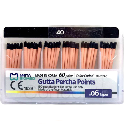 [MB G06-40] PUNTAS DE GUTAPERCHA META - 0.06 - NO. 40   (60)