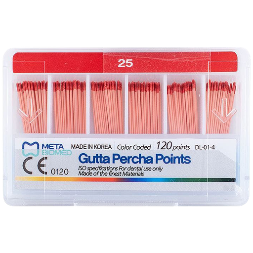 [MB G25] PUNTAS DE GUTAPERCHA META - NO. 25  (120)