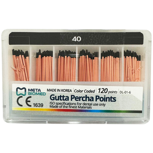 [MB G40] PUNTAS DE GUTAPERCHA META - NO. 40  (120)