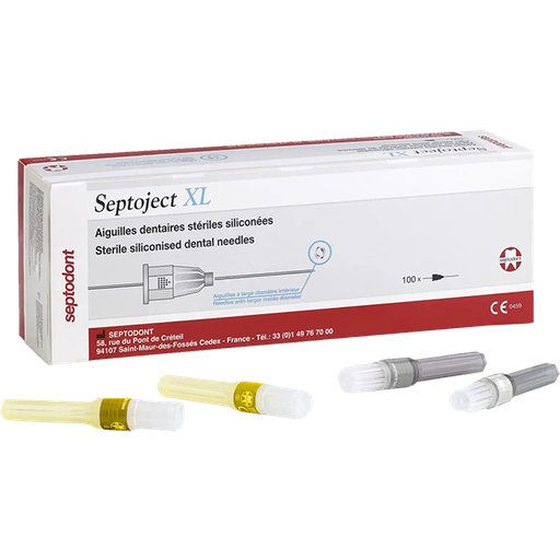 [SE SEPTOJ 30S] AGUJAS DENTALES SEPTOJECT 30 CORTAS XL (100)  (0.30X25)