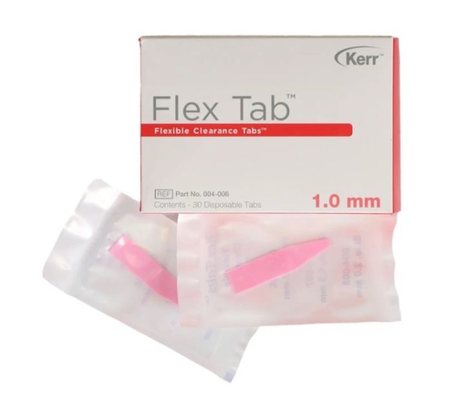 [KR 004-006] FLEX TAB -MEDIDOR OCLUSAL 1.0MM ROJO (30)