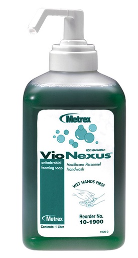 [MT 10-1900] VIONEXUS JABON ANTIMICROBIAL ESPUMOSO ,  LAVADO CON AGUA  / 1 LITRO