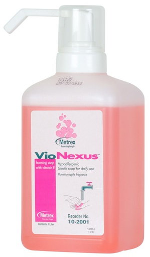 [MT 10-2001] VIONEXUS JABON MANOS C/VITAMINA E ESPUMOSO , LAVADO CON AGUA / 1 LITRO