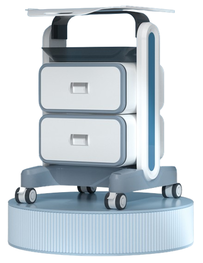 [SI CARRITO] CARRITO MULTIUSOS/ ESCANER, MOTORES, LAPTOP, BANDEJAS