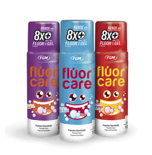 [FG 2870] FLUOR EN ESPUMA SABOR TUTI FRUTI