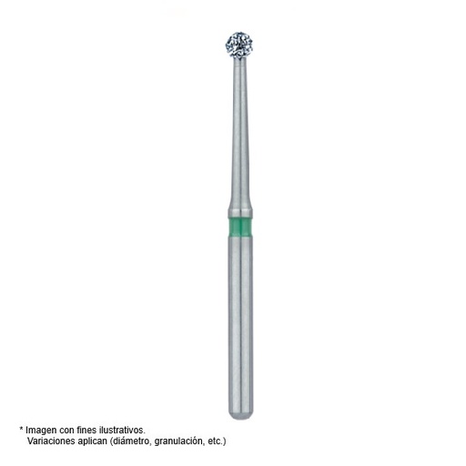 [JT 801LG.314.014] FRESA DIAMANTE FG JOTA REDONDA LARGA VERDE 801LG.314.014