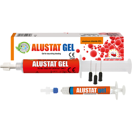 [CK W-ALG10] HEMOSTATICO EN GEL ALUSTAT  CLORURO DE ALUMINIO 25% - 10ML.
