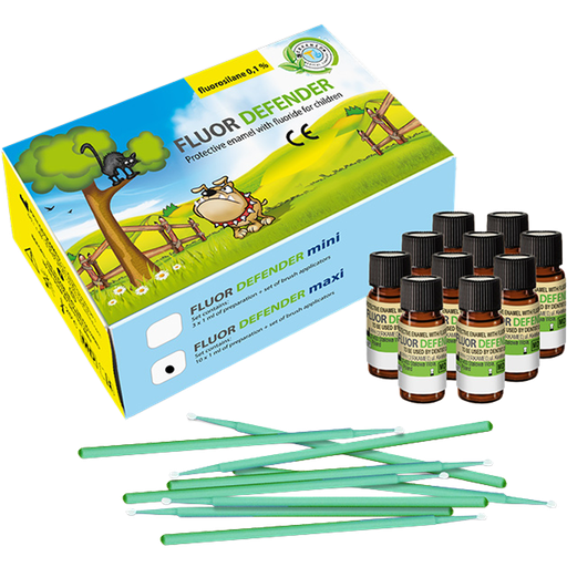 [CK W-FD MAXI] FLUOR LIQUIDO DEFENDER FLOUR MAXI - KIT DE 10 UNIDOSIS (1ML)