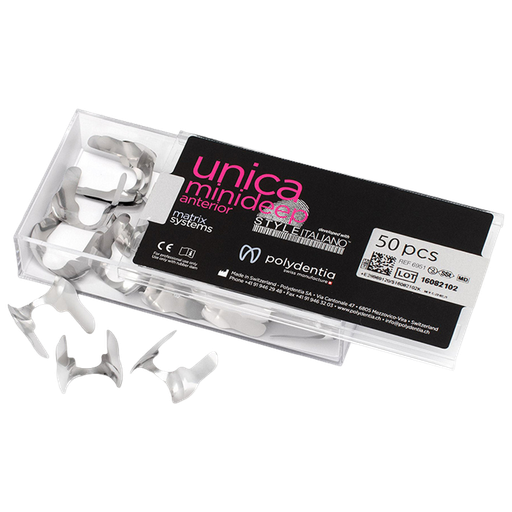 [PY 6951] BANDA MATRIZ POLYDENTIA PRECONTORNEADA UNICA MINIDEEP ANTERIOR REFILL 50 PCS