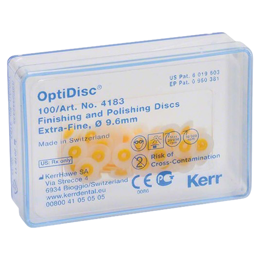[KR 4183] PULIDOR DE RESINA OPTIDISC 9.6MM EXTRA FINO 100 UNIDADES